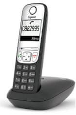 Gigaset A690 - DECT/GAP vezeték nélküli telefon, fekete színben