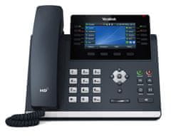 YEALINK SIP-T46U SIP telefon, PoE, 4.3" 480x272 LCD, 27 vonali sebesség, 2xUSB, Gigabites, 4.3"-os LCD kijelző, 27 vonali sebesség, 2xUSB, Gig