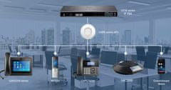 Grandstream WP820 WiFi IP telefon, 2,4"-os sávos kijelző, 2SIP fiók, videó, BT, Micro USB, Handover