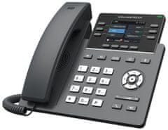 Grandstream GRP2613 VoIP telefon, 3x SIP, színes háttérvilágítású 2,8" kijelző, 2x Gbps RJ45, PoE