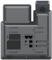 Grandstream GRP2602G VoIP telefon, 4x SIP, grafikus háttérvilágítású 2,21" kijelző, 2x Gbps RJ45, PoE