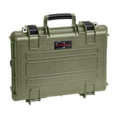 Doerr Explorer 4209 Zöld CV bőrönd (42x30x10 cm, habszivacs laptophoz 15" méretig, 2,4kg)