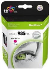 TB print Tintapatron TB kompatibilis. Brother LC 985 MA 100% N
