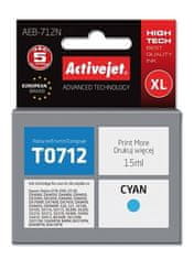 ActiveJet tinta Epson T0712 D78/DX6000/DX6050 ciánkék, 15 ml AEB-712
