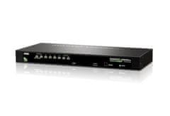 Aten KVM switch CS-1308A USB és PS2 8PC, OSD, 19", 19"