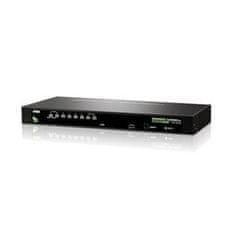 Aten KVM switch CS-1308A USB és PS2 8PC, OSD, 19", 19"
