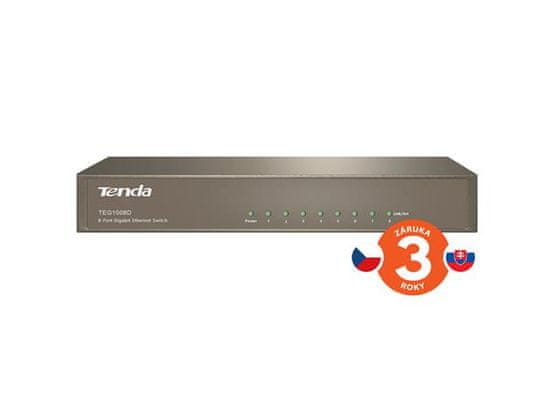 Tenda TEG1008D - 8x Gigabit asztali Ethernet switch 10/100/1000 Mbps