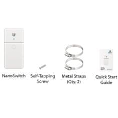 Ubiquiti NanoSwitch Outdoor GbE 24V 1xPoE-In, 3xPoE-Out Passthrough kapcsoló