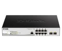 D-Link DGS-1210-10P/ME/E 8x 1G PoE, 2x 1G SFP Metro Ethernet menedzselt kapcsoló