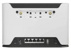 Mikrotik RouterBOARD Chateau LTE12, 5x GLAN, 2.4+5GHz, 802.11a/b/g/n/ac, LTE 12, L4, beltéri használatra alkalmas
