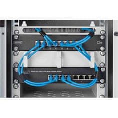 Digitus 10 hüvelykes 8 portos gigabites Ethernet PoE + switch, L2 + menedzsment