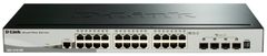 D-Link DGS-1510-28X 28 portos Gigabit stackable intelligens menedzselt kapcsoló, 4x 10G SFP+ csatlakozóval