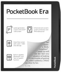 PocketBook e-book olvasó 700 ERA STARDUST SILVER/ 16GB/ 7"/ Wi-Fi/ BT/ USB-C/ angol/ ezüst/ ezüst