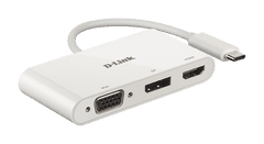 D-Link 3 az 1-ben USB-C HDMI/VGA/DisplayPort adapter HDMI/VGA/DisplayPort adapterre