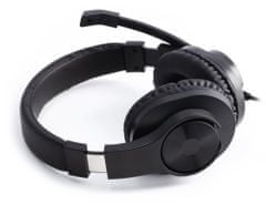 Hama fejhallgató PC Office sztereó HS-P300/ vezetékes fejhallgató + mikrofon/ 2x 3,5 mm-es jack/ érzékenység 100 dB/mW/ fekete