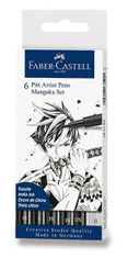 Faber-Castell Faber - Castell Marker Pitt művész toll Manga Mangaka 6 db