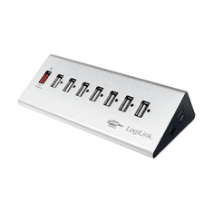 LogiLink LogiLink UA0225 Hub 7+1portos + táp USB 2.0 HUB