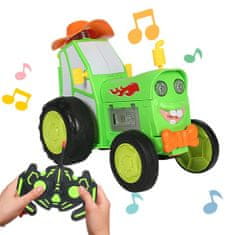 Sweetbuy Távvezérelt táncoló autó - HAPPY TRACTOR