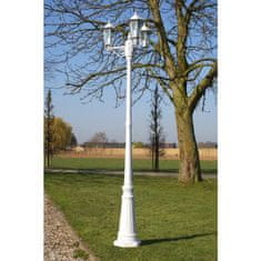 Vidaxl Kingston Kültéri Lámpa 3 karú 215 cm Fehér 40245