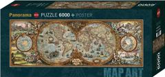 Heye Panoráma puzzle világtérkép (félgömb) 6000 darab