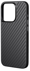 EPICO Mag+ Hybrid Carbon borítás iPhone 15 készülékhez MagSafe támogatással 81110191300001 - fekete