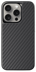 EPICO Mag+ Hybrid Carbon borítás iPhone 15 Pro Max (Ultra) készülékhez MagSafe támogatással 81410191300001 - Fekete