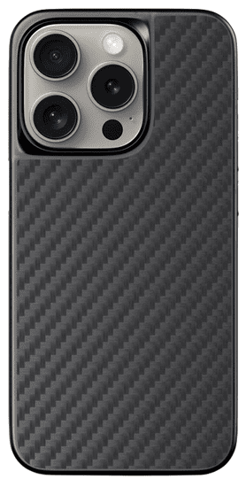 EPICO Mag+ Hybrid Carbon borítás iPhone 15 Pro Max (Ultra) készülékhez MagSafe támogatással 81410191300001 - Fekete