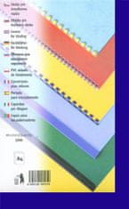 EUROSUPPLIES Könyvkötő borító karton Delta A4, 100db, műbőr, sötétkék (királykék)