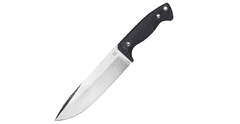 Fox Knives FX-140XL MB Markus Reichart XL kültéri kés 18 cm, fekete, Micarta, bőrtok