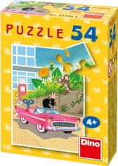 DINO Puzzle Vakond - autó 54 darab
