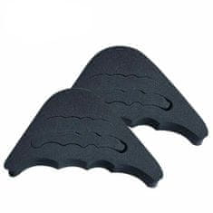 Northix Lujjvédő puha gumi anyagból - fekete - 1 pár 