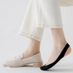 Northix Láthatatlan zokni alacsony cipőhöz - fekete - 3 pár 