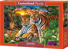 Castorland Tigris családi puzzle 2000 darab