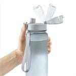 Xavax To Go palack, sport, 1 l, egy kézzel nyitható, szénsavas italokhoz, pántos, pántos