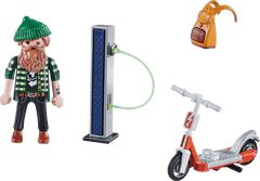 Playmobil PLAYMOBIL Special Plus 70873 Hipster elektromos robogóval
