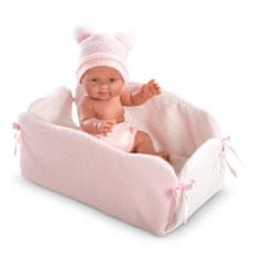 Llorens New Born kislány 26 cm-es ajándék dobozban