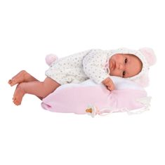 Llorens New Born kislány textil hintában 35 cm
