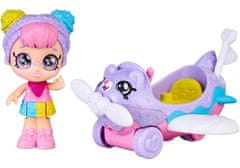 TM Toys Kindi Kids Minis Rainbow Kate baba repülőgéppel