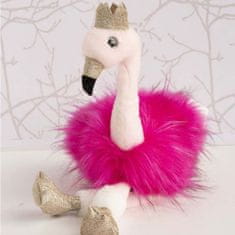 Doudou Histoire d´Ours Plüss játék sötét rózsaszín flamingó 30 cm