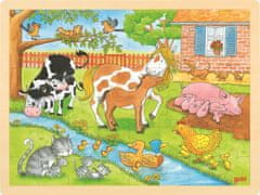 Goki fa puzzle Farm Life 48 darab