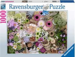 Ravensburger Puzzle Gyönyörű virág szerelem 1000 darab