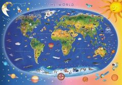 DINO Puzzle Gyermek térkép 300 XL darab