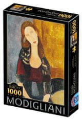 D-Toys Puzzle Jeanne Hebuterne portréja 1000 darab
