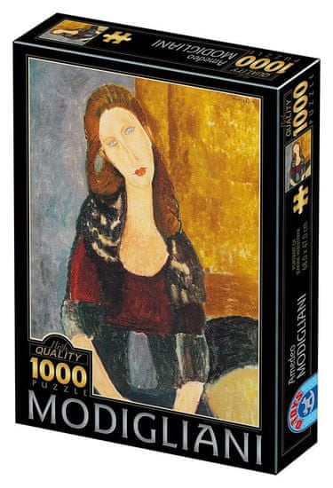 D-Toys Puzzle Jeanne Hebuterne portréja 1000 darab
