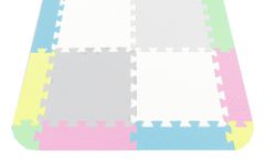 Szélek habszőnyeghez pasztell színekben 24db