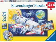 Ravensburger Űrutazás puzzle 2x24 darab