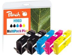Peach kompatibilis patron HP No. 903, Multi-Pack-Plus, 2x bk, 1x c,m,y