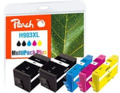 Peach kompatibilis patron HP 903XL, Multi-Pack-Plus, 2x bk, 1x c,m,y