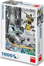 DINO Barcelona puzzle - 1000 darabból álló kollázs