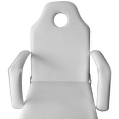 Vidaxl Kezelőszék állítható háttámlával és lábtartóval -fehér 110041